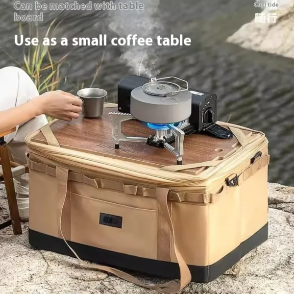 Outdoor Picnic Bag Waterproof Camping Travel Organizer Bag Thermal Cooler Lunch Box Portable Food Large Capacity Storage Handbag