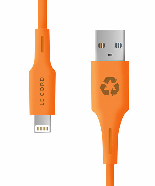 Sunset iPhone Lightning cable · 1.2 meter · Made of recycled plastics